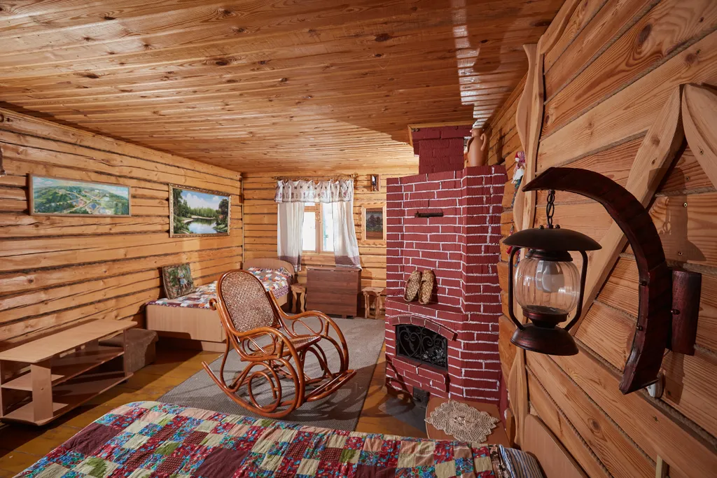 Домик с камином