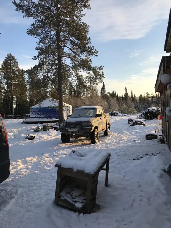 Настоящая Монгольская зимняя юрта