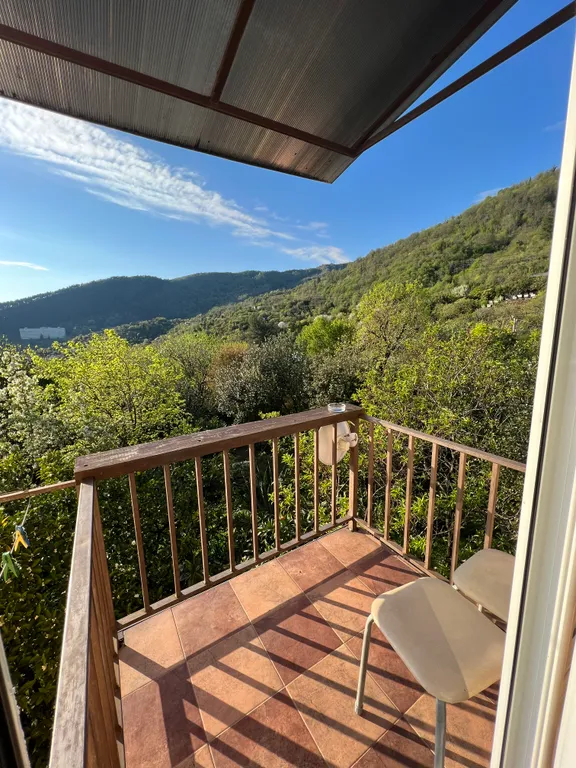 Двухместный номер с балконом , с видом на море и горы