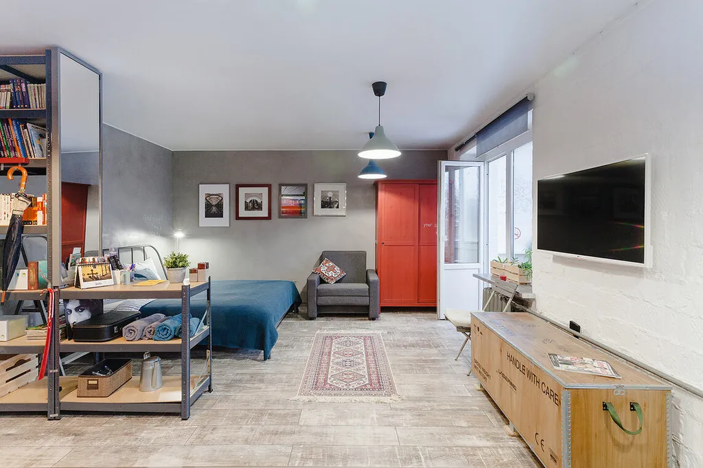 Студия Metro с оригинальным дизайном в стиле Loft, Москва