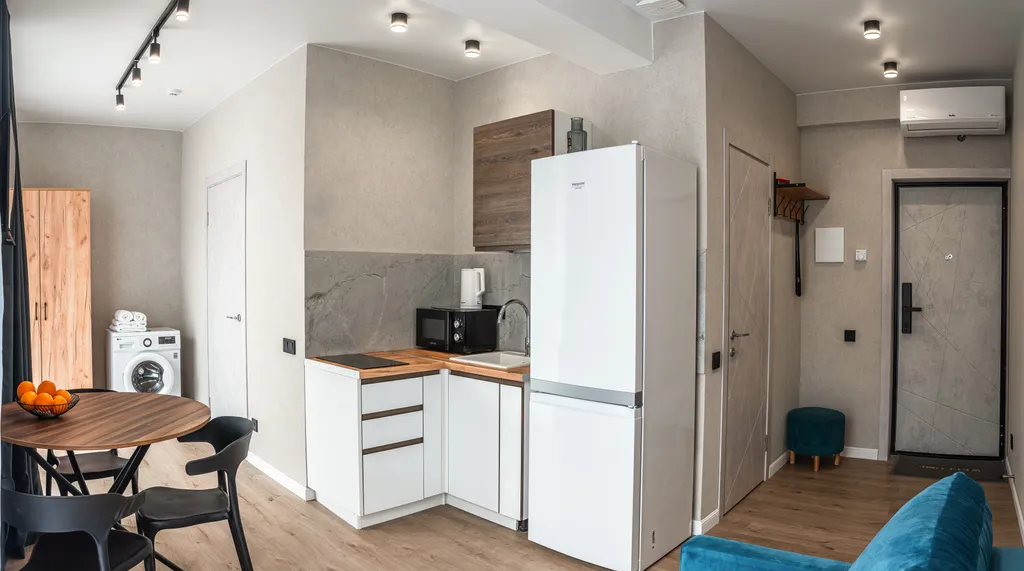 Апартаменты с отдельной спальней  с видом на горы