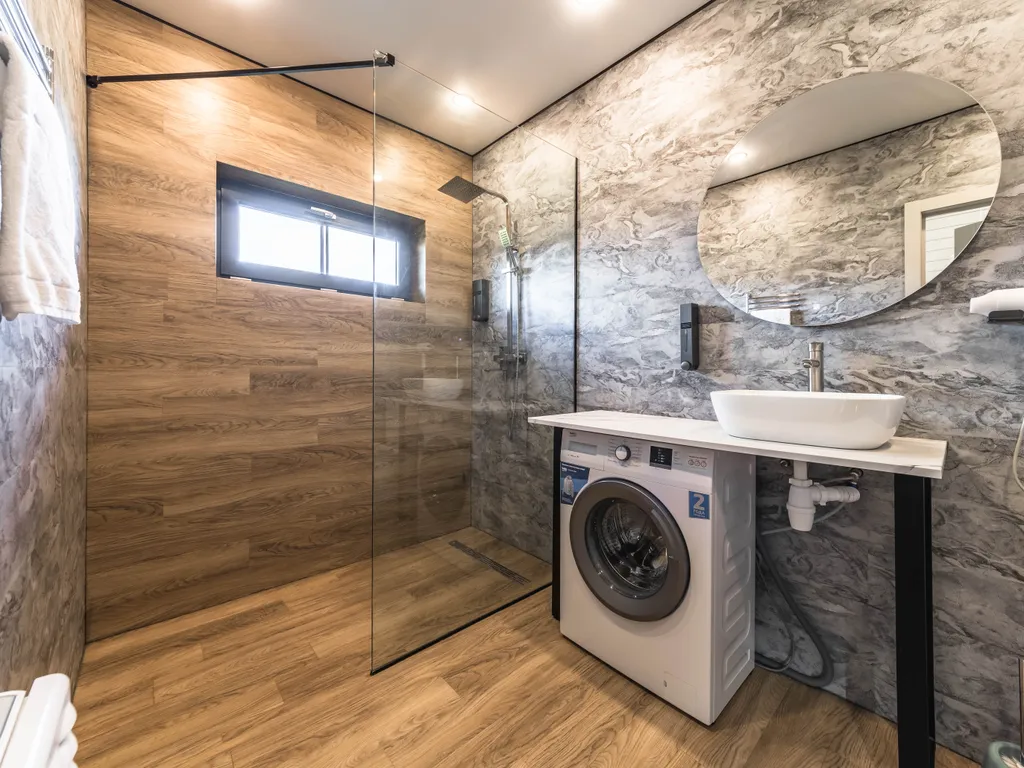 Коттедж Уютный современный дом с чаном вблизи елового леса — Черемыкино