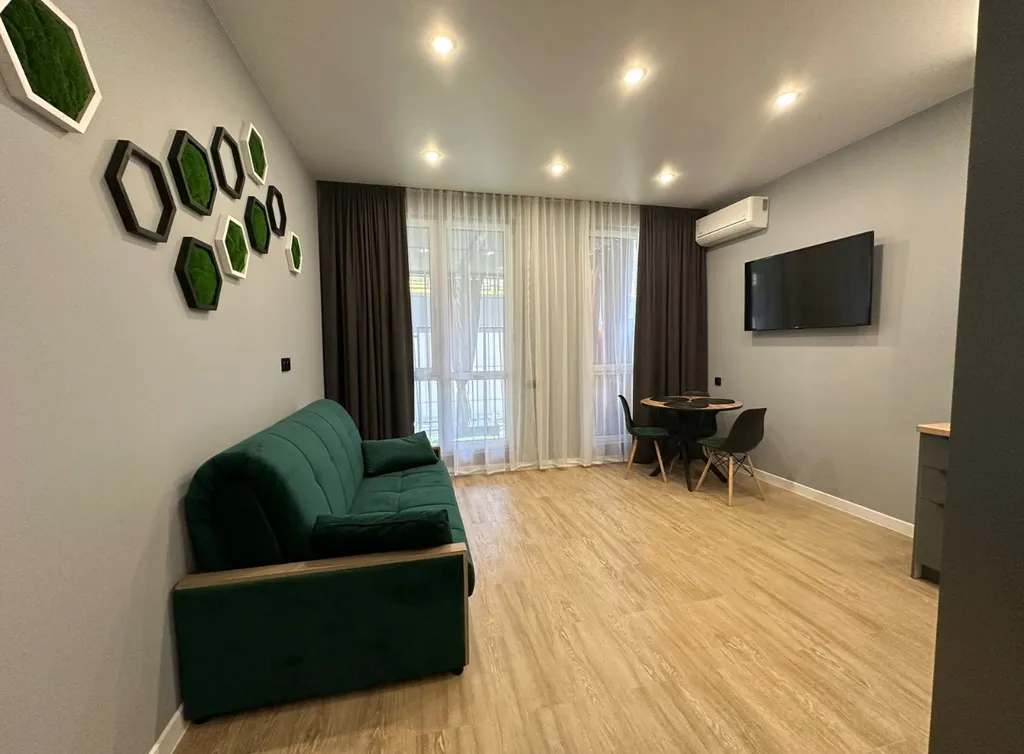 Квартира Квартира Уютная студия с террасой — Адлер