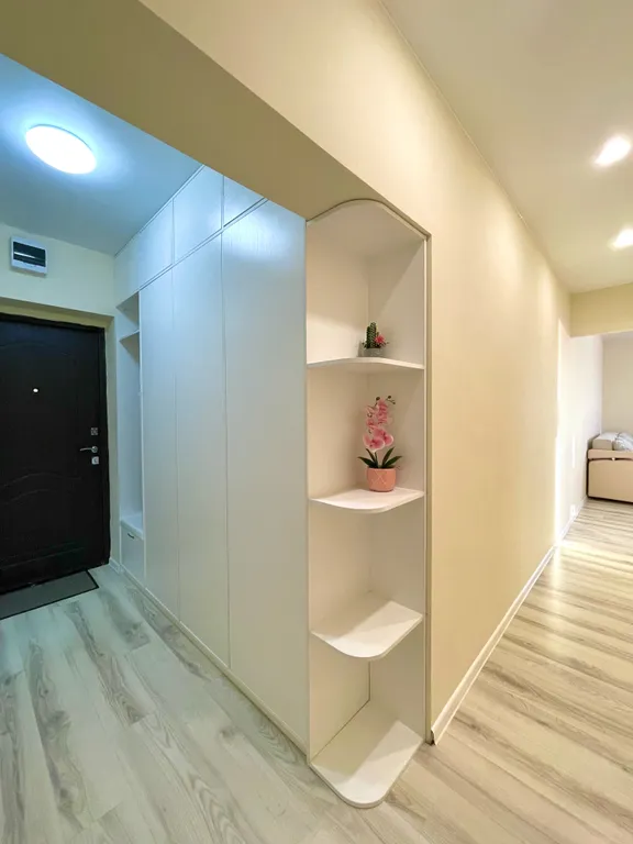 1-комнатная квартира с красивым видом на город и на реку