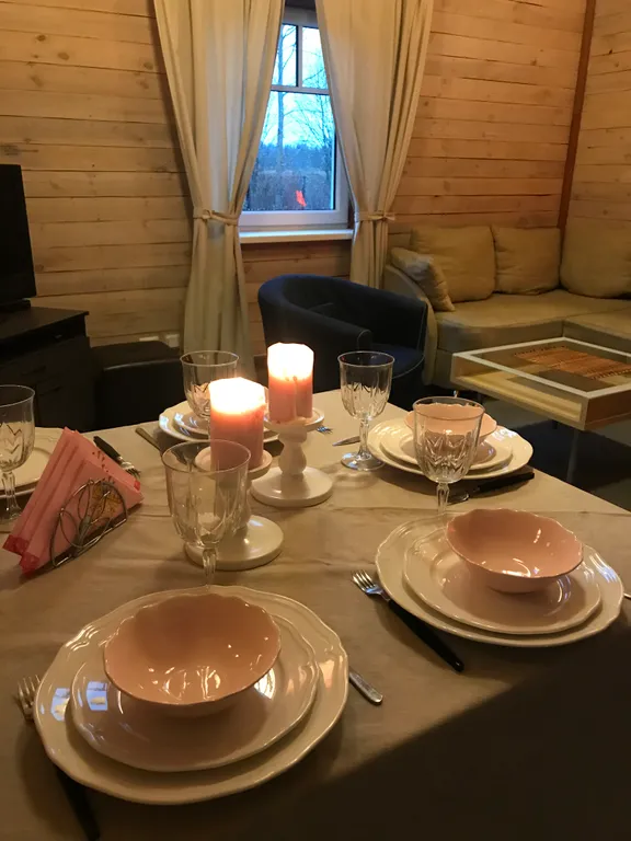 Дом в стиле прованс с камином