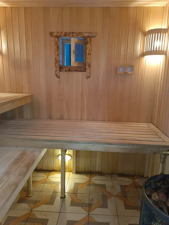 Загородный дом с баней на дровах