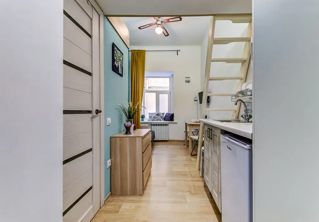 Квартира Квартира Двухуровневая студия в 5 минутах от метро Лиговский проспект — Санкт-Петербург