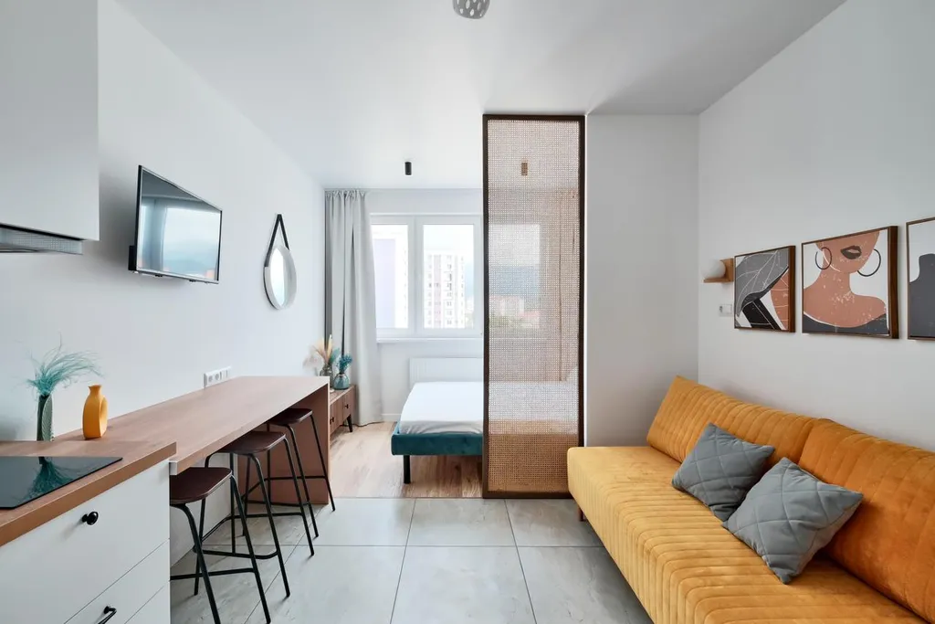 Квартира Яркая студия Морент с видом на горы в ЖК Фрукты — аренда посуточно в Сириус