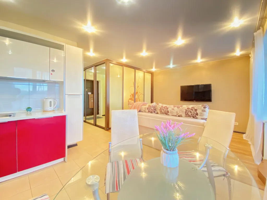 Квартира Тёплая и светлая 1-к квартира Апарт-Комфорт с гидромассажной ванной — Ярославль