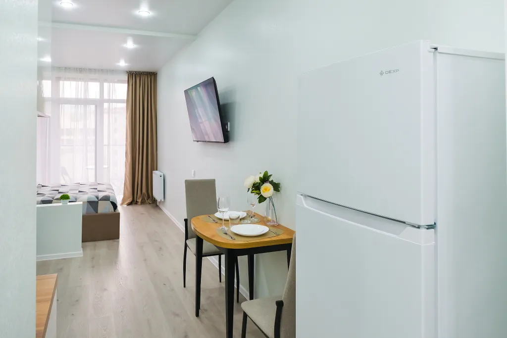 Уютная студия в жилом комплексе бизнес-класса, в Дагомысе