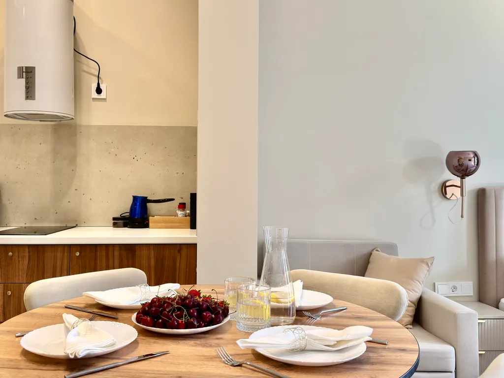 Квартира Квартира Люкс с видом на море и реку с балконом — Лазаревское