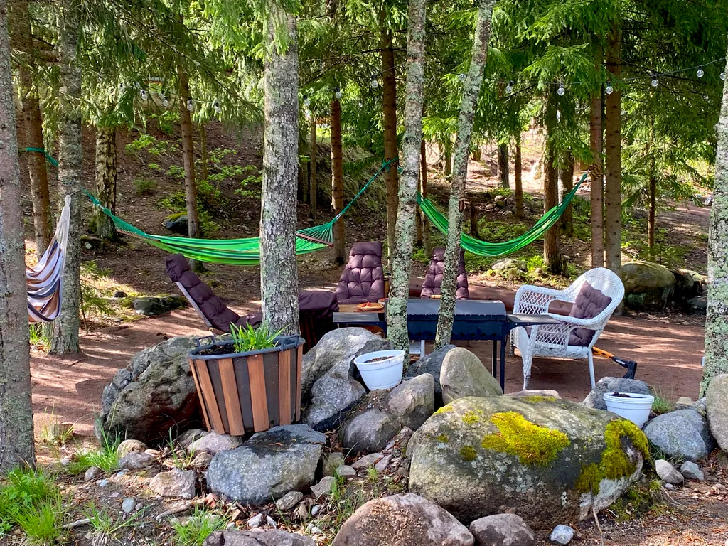 Коттедж Коттедж Уединённый лесной комплекс Финский Лес у моря — Приморск