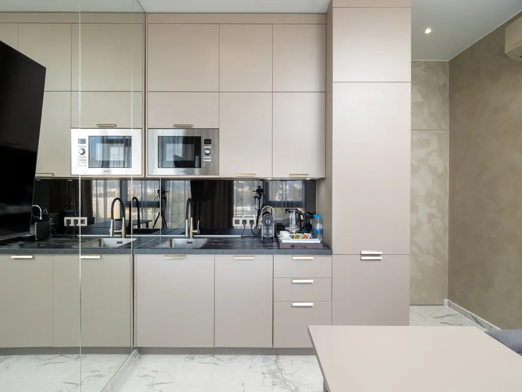 Апартаменты с красивым панорамным видом на город и море