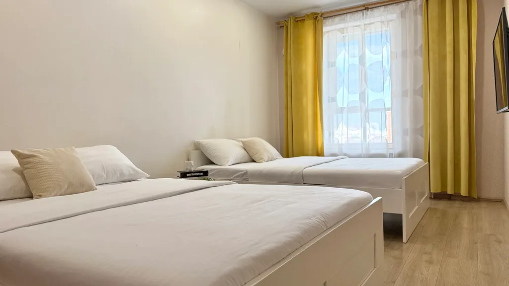 Квартира Hugge Place | Двухкомнатная студия у Аквапарка с Wi-Fi — Новосибирск