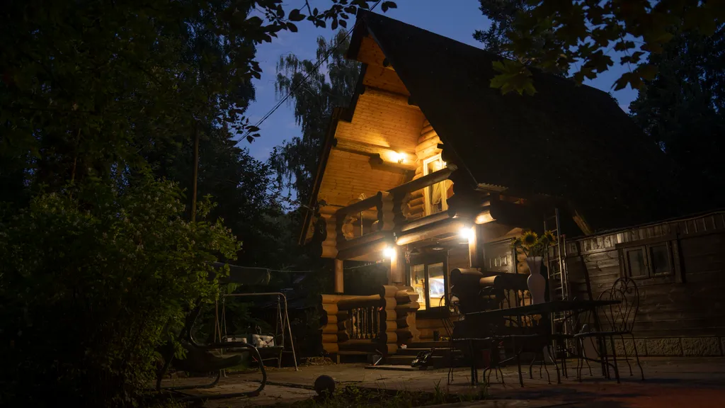 Дом с баней и чаном