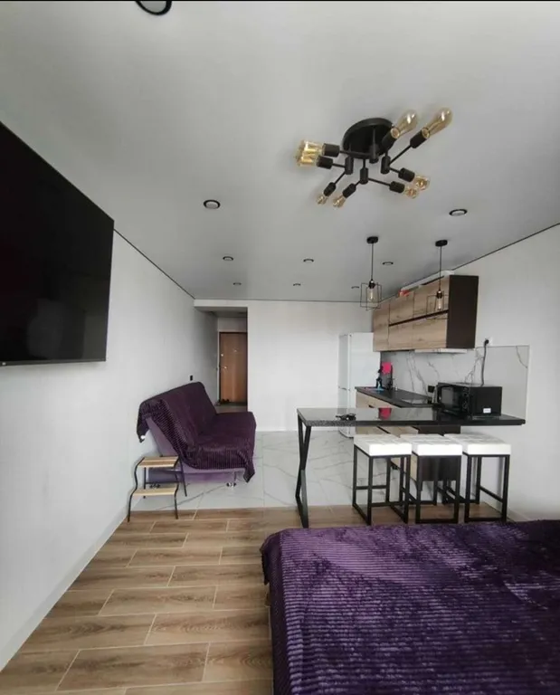 Уютная студия с красивым видом