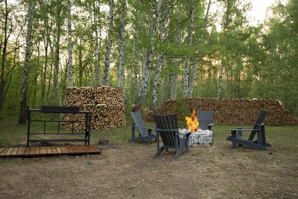 Глэмпинг Krona camp (Дома A-frame в лесу) 40 км от Уфы