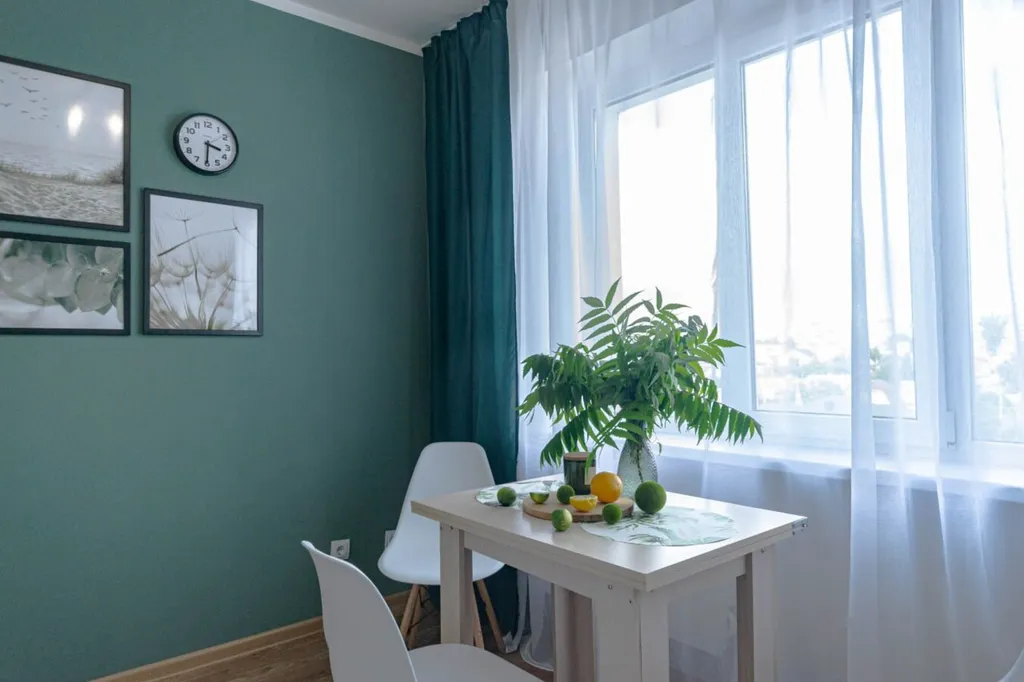 Квартира комфорт-класса Зелёный сканди