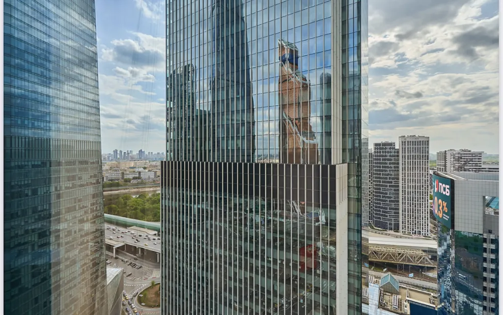 Евродвушка в neva towers 30 вид на закрытый парк