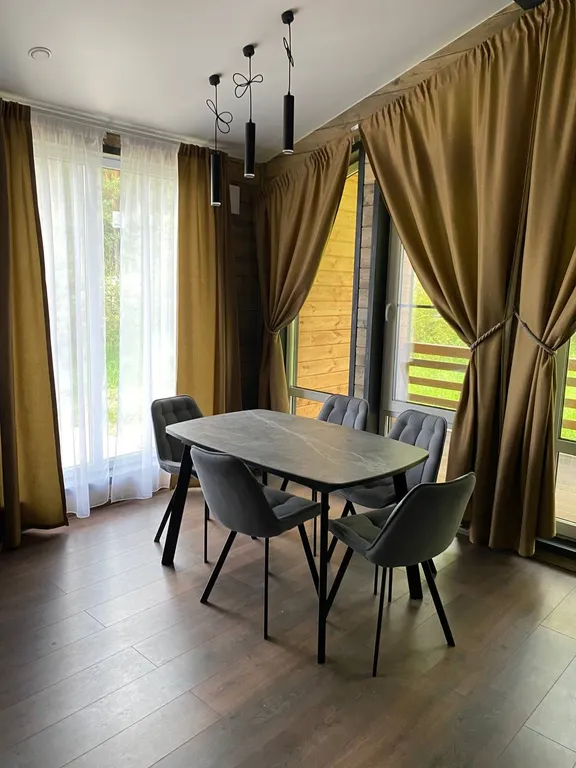 Коттедж Эко-Дом с Панорамными окнами на лес и террасой — Можайск