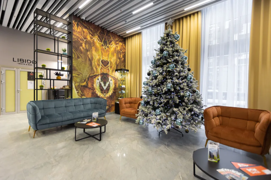 Андреевская студия с камином