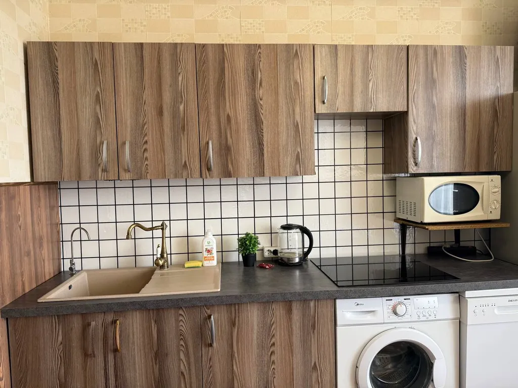 Уютная 1-к квартира с шикарным видом и большой кроватью