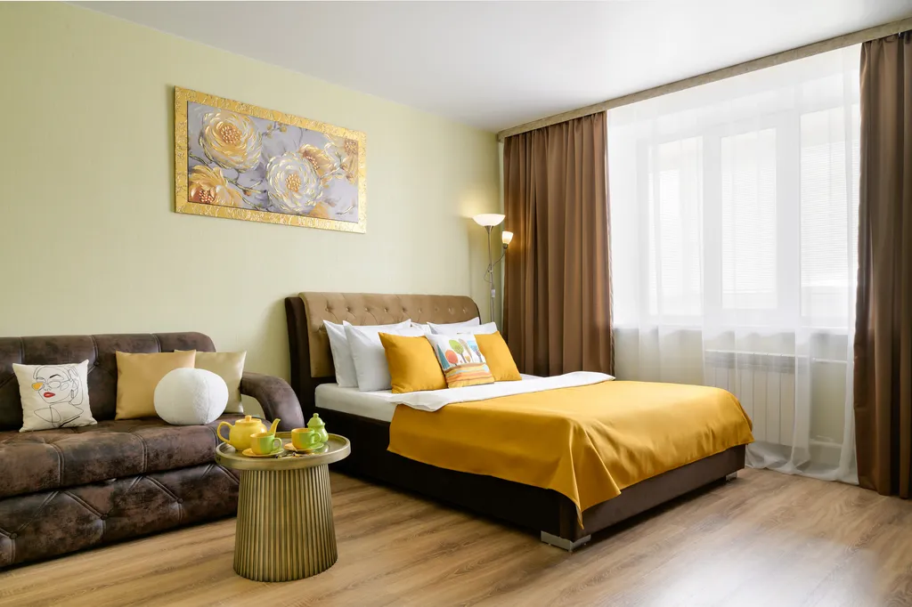 Просторная однокомнатная квартира в центре