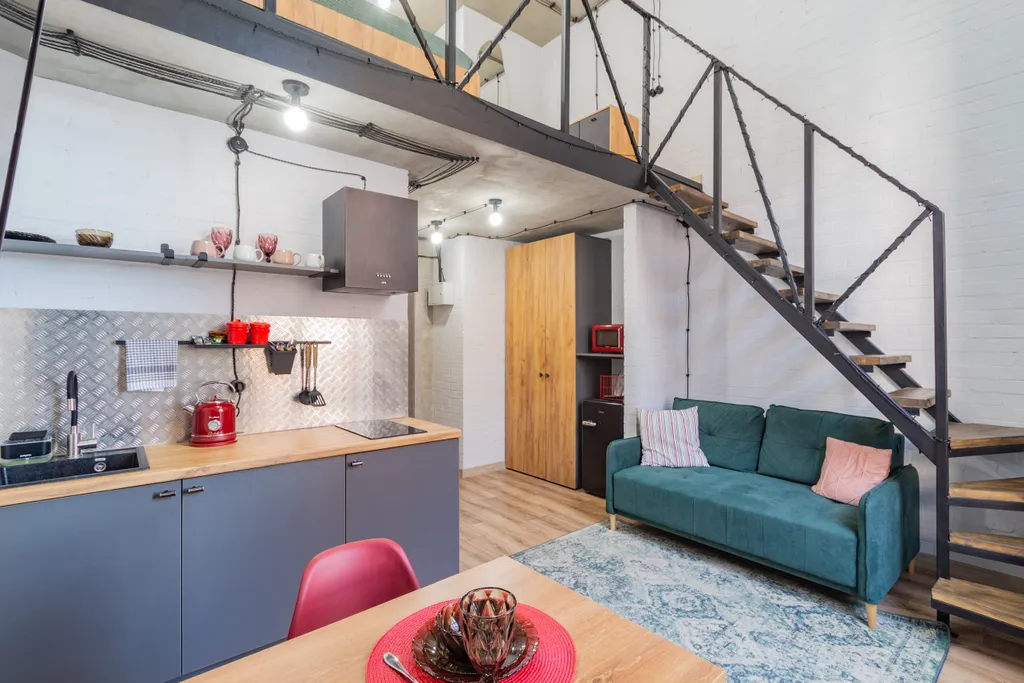 Квартира Современная двухуровневая квартира в стиле loft — Ростов-на-Дону