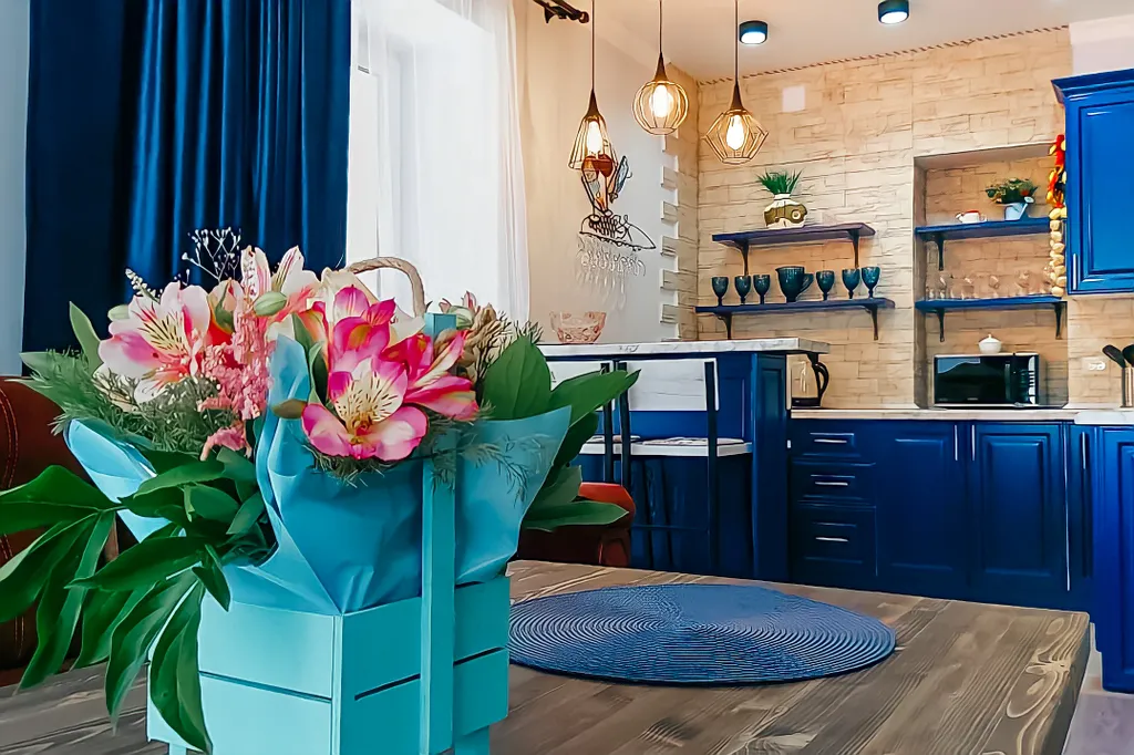 Апартаменты SkiDombay у ручья с видом на горы