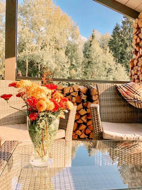 Райское гнёздышко с камином