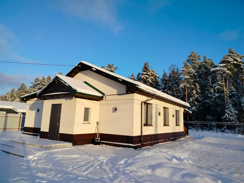 Дом с сауной у леса