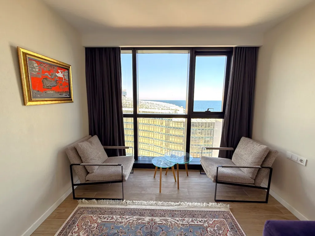 Двухкомнатная квартира с видом на море, Porta Batumi Tower