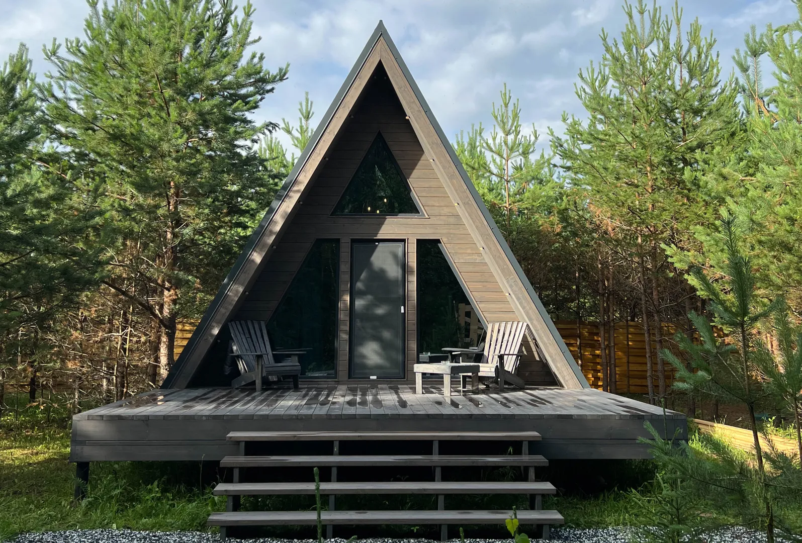 Дом Коттедж A-frame Grey, Киров, Бабичи деревня, Фруктовая улица, 49/1,  объявление 1604033 — Суточно.ру