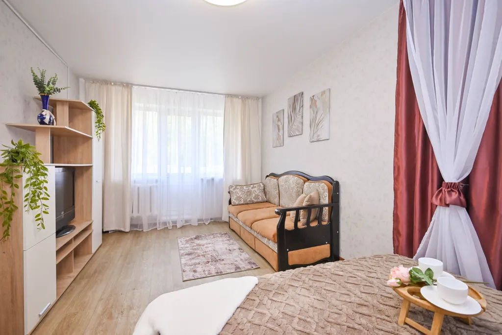 Уютная однокомнатная квартира на четырёх человек — аренда посуточно в Красноярск