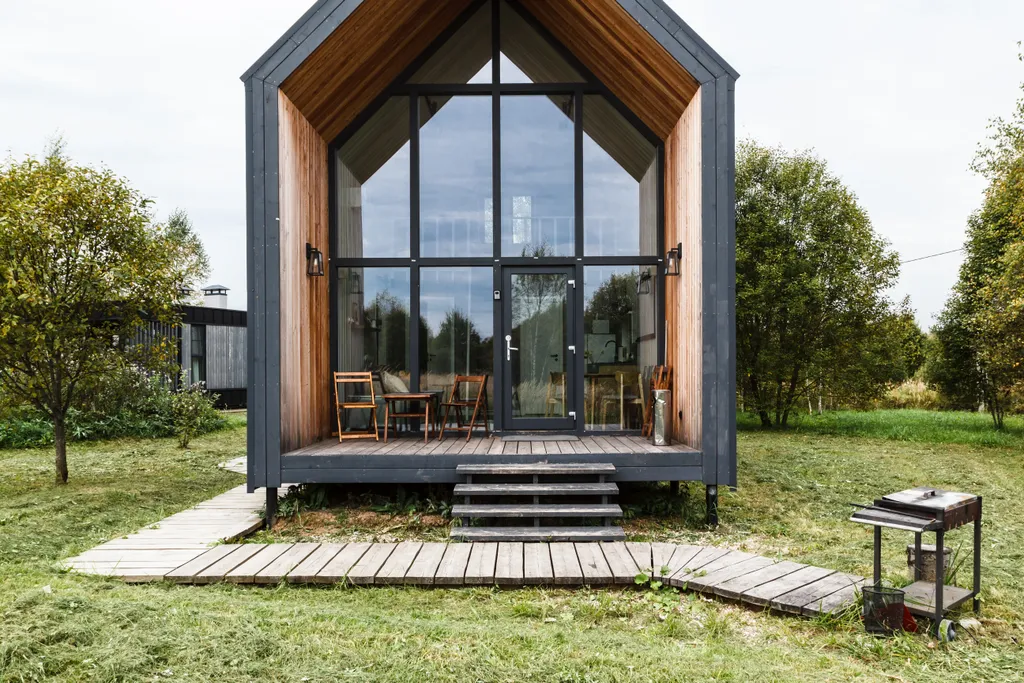 Коттедж Дом с панорамными окнами — Можайск