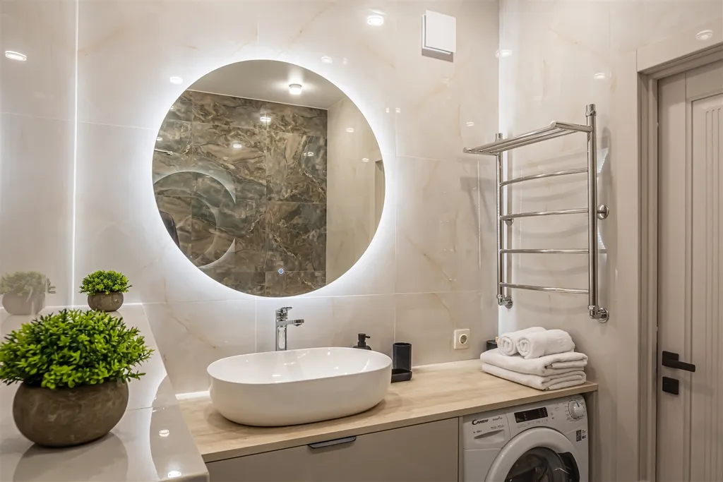 Новая уютная квартира с видом на фонтан