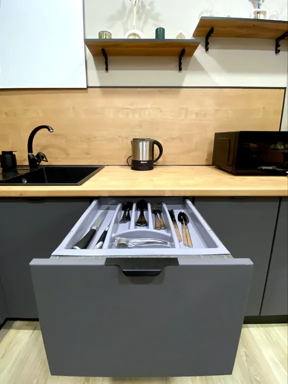 Квартира в современном экостиле с кондиционером