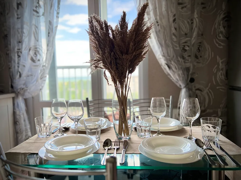 Видовая двухкомнатная квартира в тихом местечке