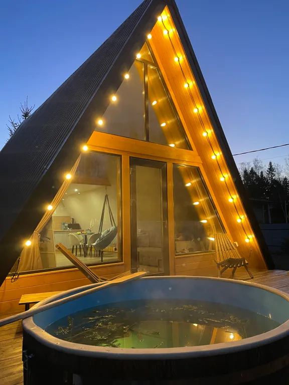 Коттедж Уютный дом афрейм рядом с лесом, близко от города — Марьино