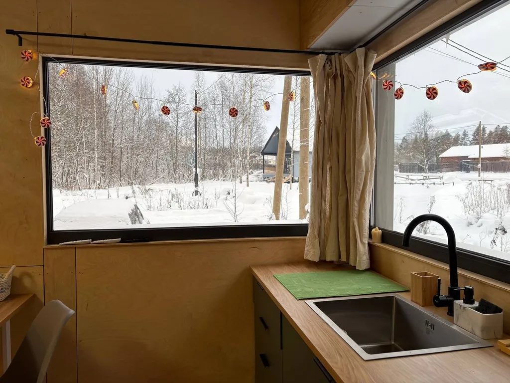 Уютный домик с сауной у леса