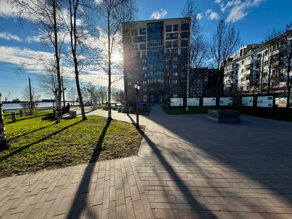 Квартира с видом на Северную Двину в центре города