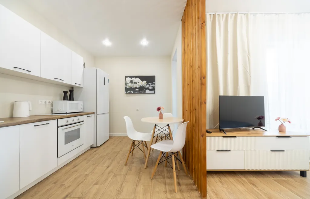 Квартира Квартира Уютная студия с видом на город рядом с ТРЦ Планета — Красноярск