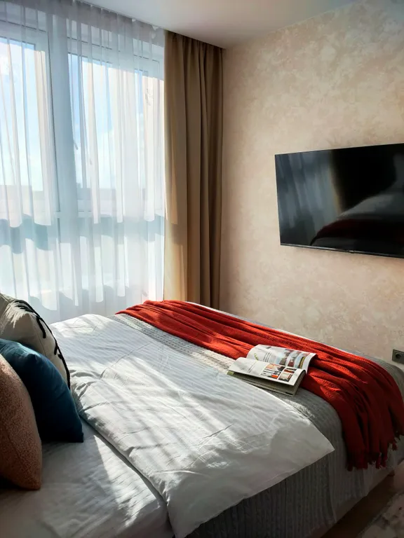 Квартира с красивой террасой на крыше дома в Белгороде