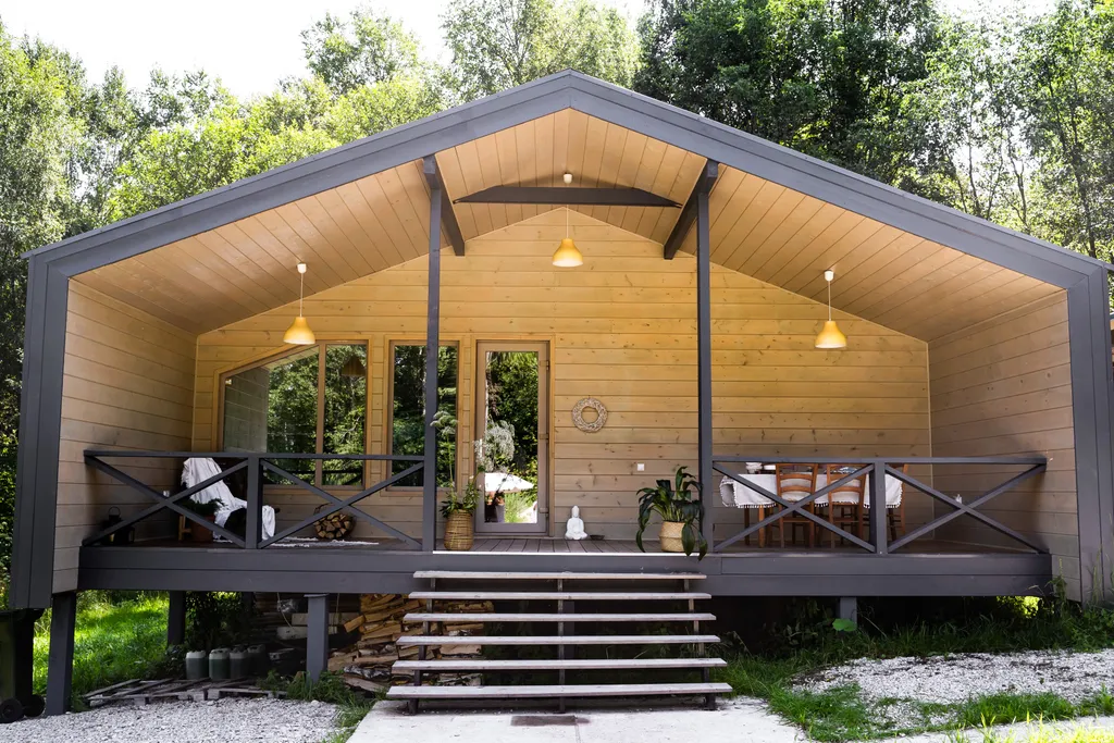 Коттедж Дом в лесу Нарская заимка с баней — Рогово