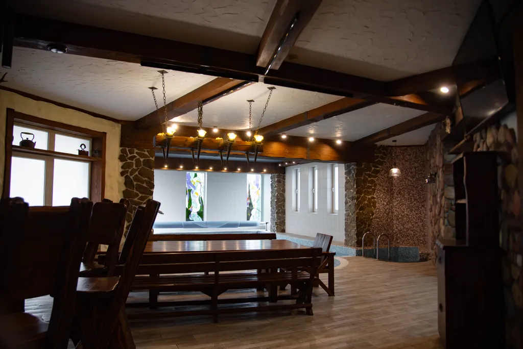 Премиум-дом для отдыха с сауной, бассеином и бильярдом