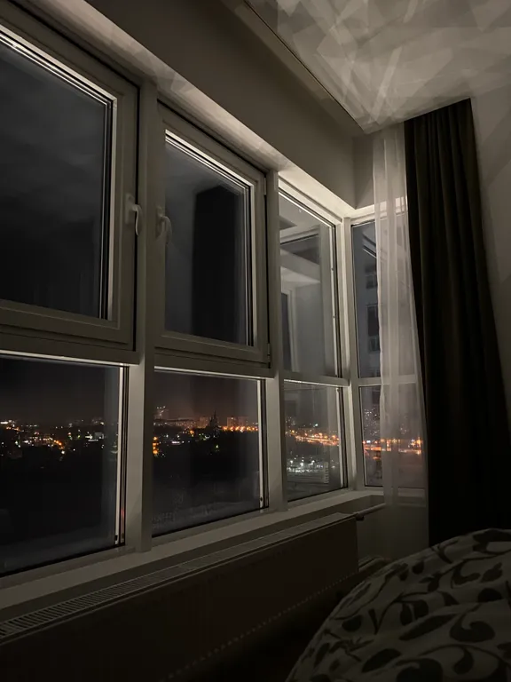 Студия с панорамными окнами