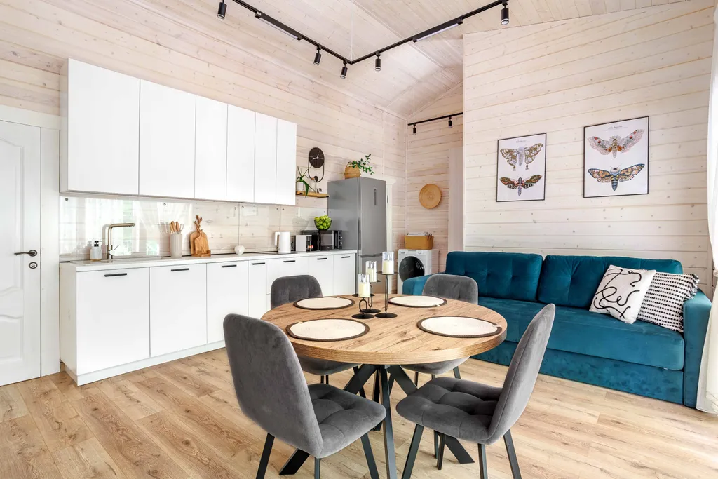 Коттедж "ДЫШИ"...Уютный  Дом в лесу — Светлый