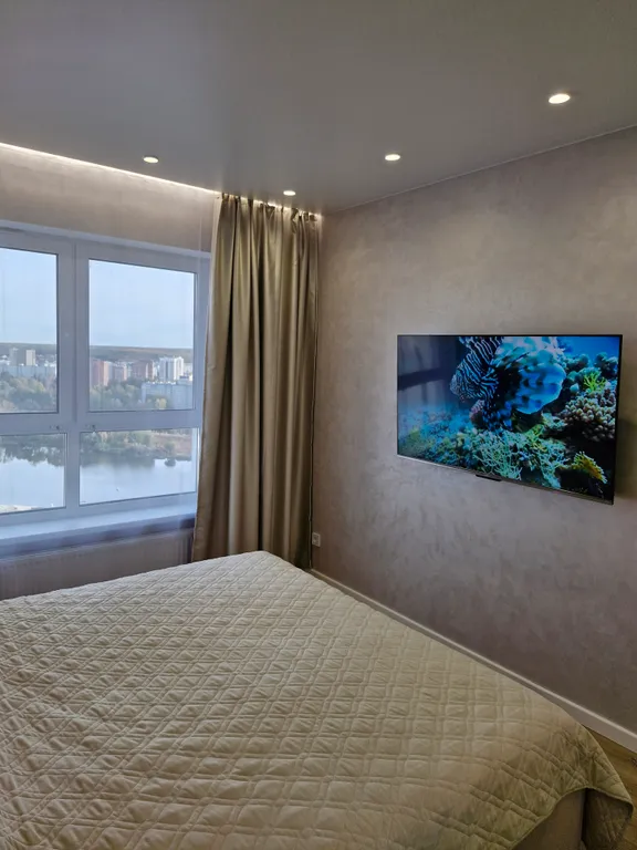 Уютная квартира на 16 этаже с видом на озеро в новом ЖК Upgrade