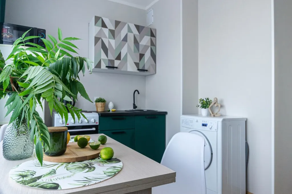 Квартира комфорт-класса Зелёный сканди