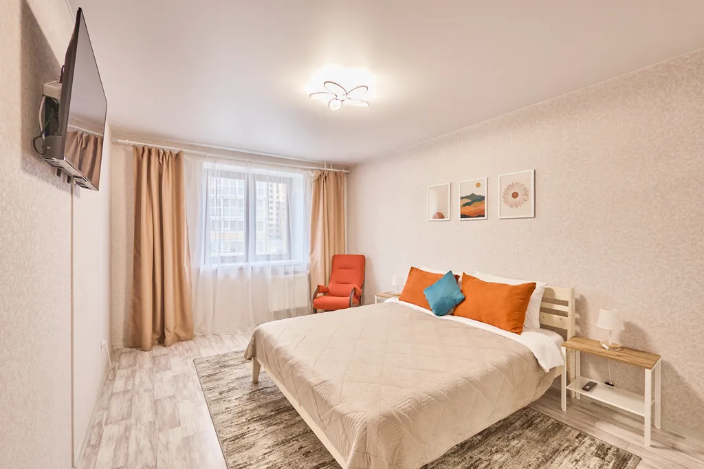 Больше, чем 1-комнатная квартира с кухней-гостиной — аренда посуточно в Череповец